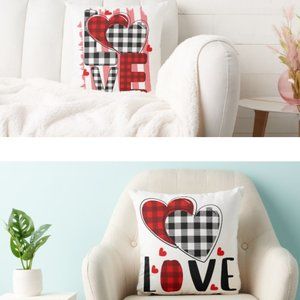 Decorative Love Throw Pillow Set of 2